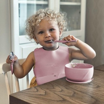 Babero silicona ROSA