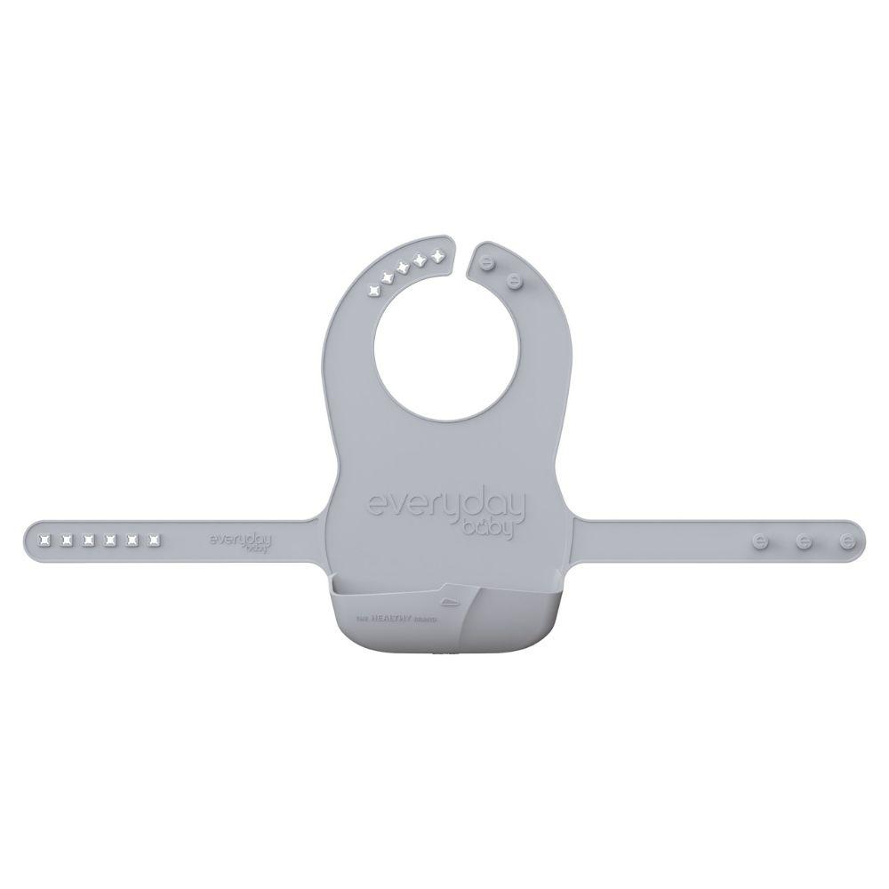 Babero silicona GRIS