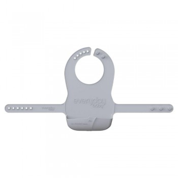 Babero silicona GRIS