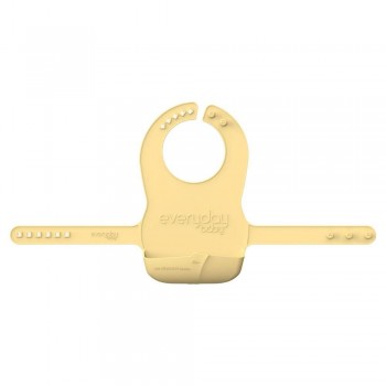 Babero silicona SOFT YELLOW