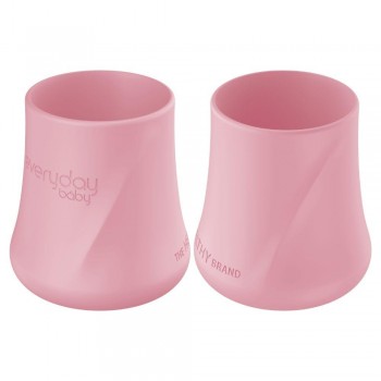 Vaso silicona (2 ud.) ROSA