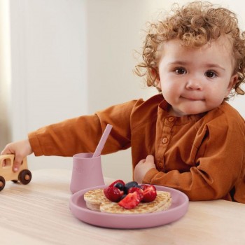 Vaso silicona (2 ud.) ROSA