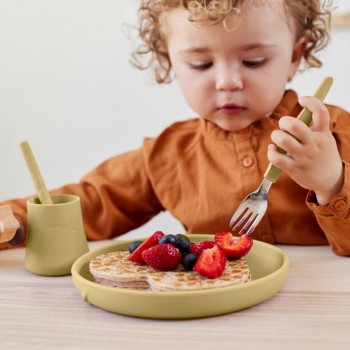 Plato silicona SOFT YELLOW