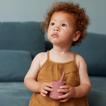 Pajita silicona (6 ud.) VERDE+ROSA+GRIS