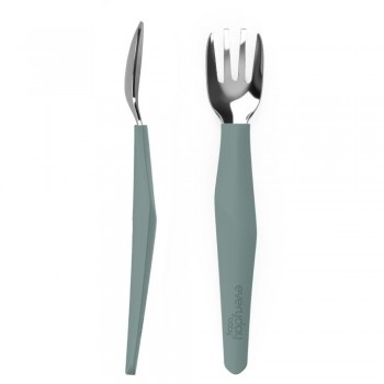 Cubiertos silicona HARMONY GREEN