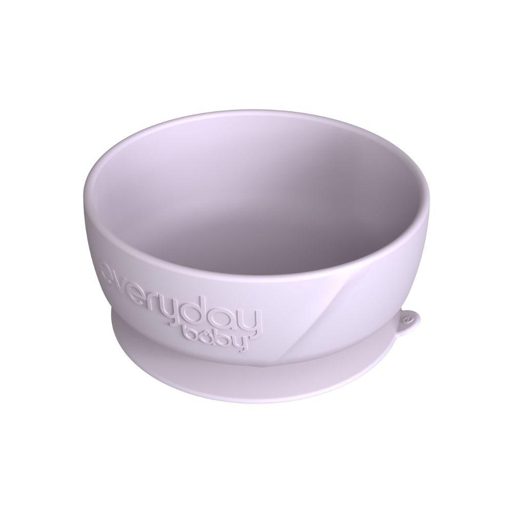 Bol silicona con ventosa LAVANDA - 400 ml.