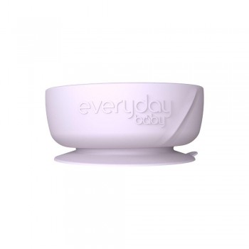 Bol silicona con ventosa LAVANDA - 400 ml.