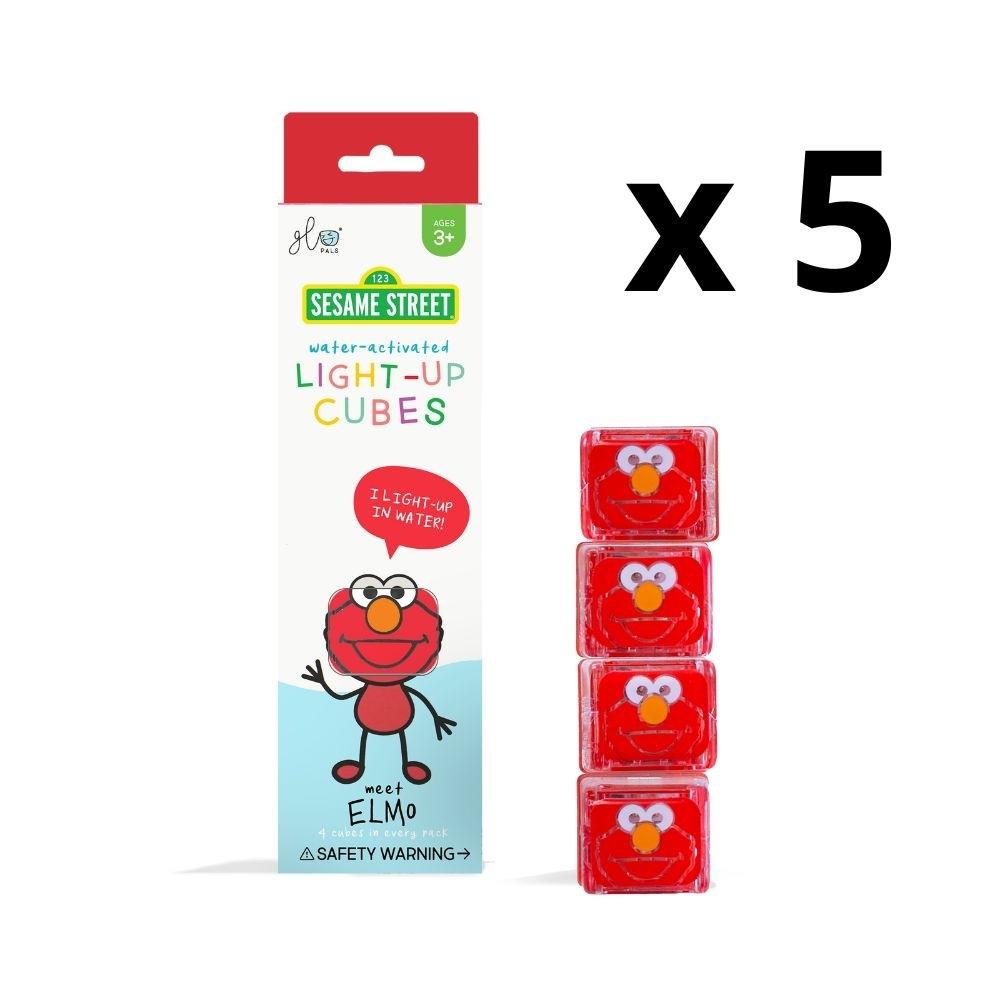 CAJA 5 PACKS CUBOS LUZ ELMO - ROJO
