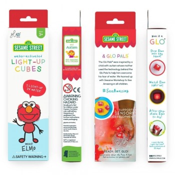 CAJA 5 PACKS CUBOS LUZ ELMO - ROJO