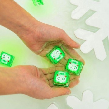 CAJA 5 PACKS CUBOS LUZ CHRISTMAS - VERDE