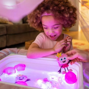 -CAJA 5 PACKS CUBOS LUZ PRINCESA IDA - ROSA