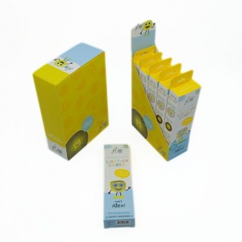 CAJA 5 PACKS CUBOS LUZ ALEX - AMARILLO