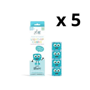 CAJA 5 PACKS CUBOS LUZ BLAIR - AZUL