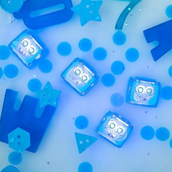 CAJA 5 PACKS CUBOS LUZ BLAIR - AZUL