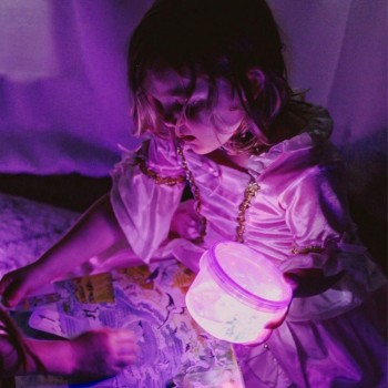 SET 5 PACKS CUBOS LUZ LUMI - LILA