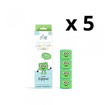 SET 5 PACKS CUBOS LUZ PIPPA-VERDE