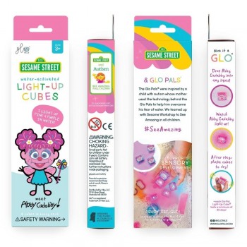 CAJA 5 PACKS CUBOS LUZ ABBY CADDABBY - ROSA