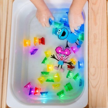 CAJA 5 PACKS CUBOS LUZ ABBY CADDABBY - ROSA