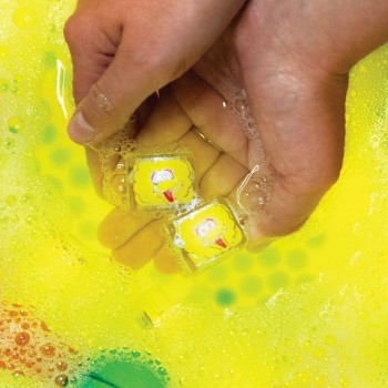 CAJA 5 PACKS CUBOS LUZ BIG BIRD - AMARILLO