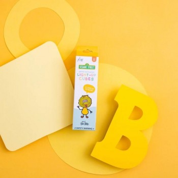 CAJA 5 PACKS CUBOS LUZ BIG BIRD - AMARILLO