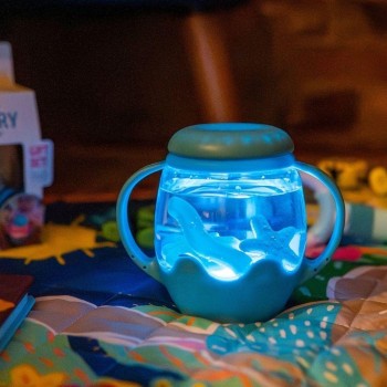 -MINI JARRA SENSORIAL + RELLENO SILICONA AZUL