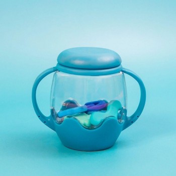 -MINI JARRA SENSORIAL + RELLENO SILICONA AZUL