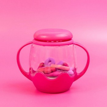 -MINI JARRA SENSORIAL + RELLENO SILICONA ROSA