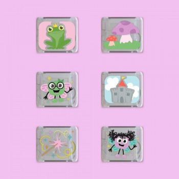 -SET 6 CUBOS GLOPALS FAIRY