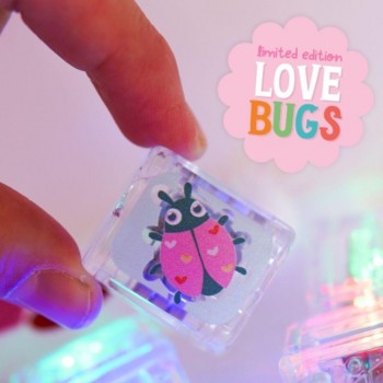-SET 6 CUBOS GLOPALS LOVE BUG