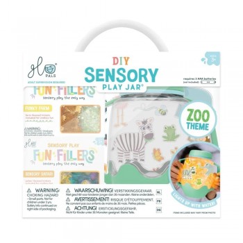 -SET JARRA LUZ + ACCESORIOS SENSORIALES ZOO