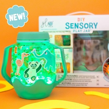 -SET JARRA LUZ + ACCESORIOS SENSORIALES ZOO