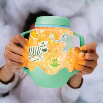 -SET JARRA LUZ + ACCESORIOS SENSORIALES ZOO