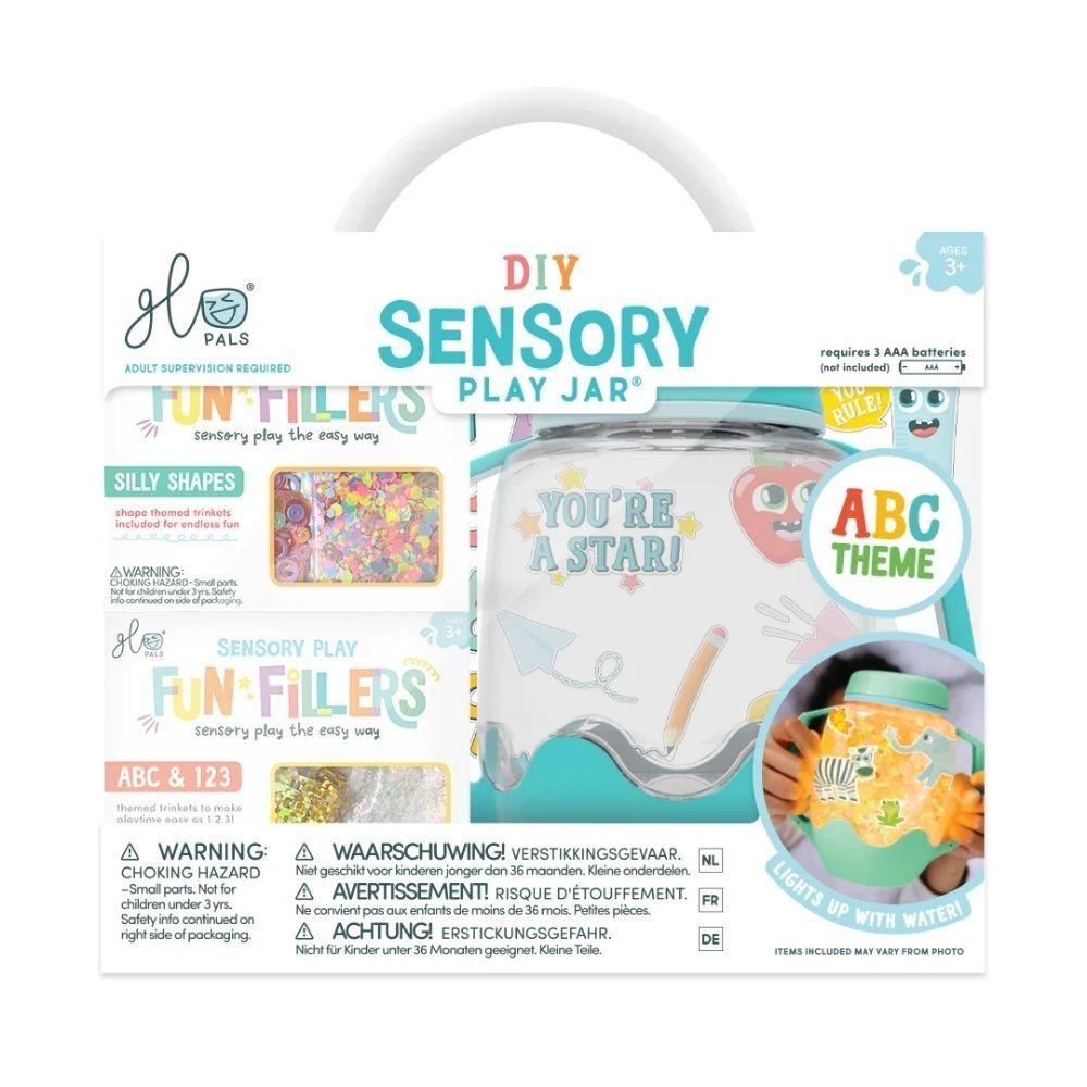 -SET JARRA LUZ Y 2 ACCESORIOS SENSORIALES ABC