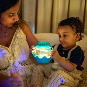 -MINI JARRA SENSORIAL AZUL