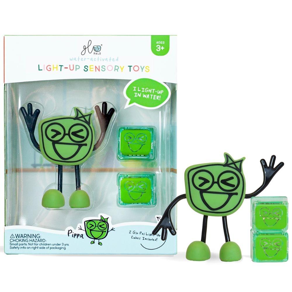PERSONAJE PIPPA + 2 CUBOS LUZ VERDE