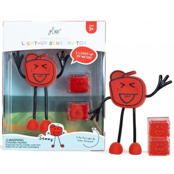 PERSONAJE SAMMY + 2 CUBOS LUZ ROJO