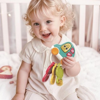 LLAVES INFANTILES CON LLAVERO COCHE