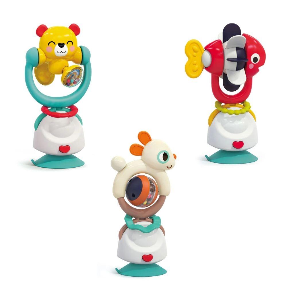 SONAJERO CON VENTOSA OSO/PEZ/CONEJO