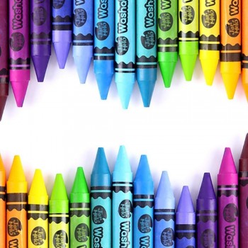 Bote 24 Crayones Lavables