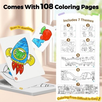 Crayón suave lavable (24 ud.)