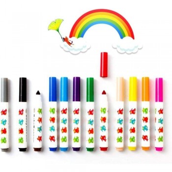 Rotuladores lavables (12 ud.)