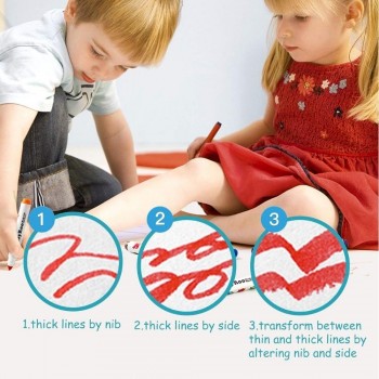 Rotuladores lavables (12 ud.)