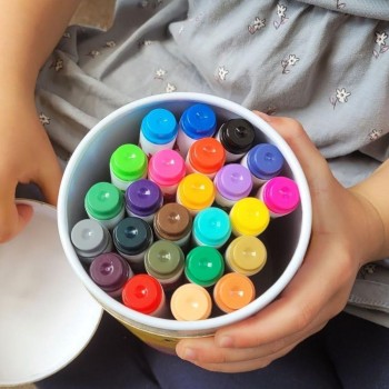 Rotuladores lavables (24 ud.)