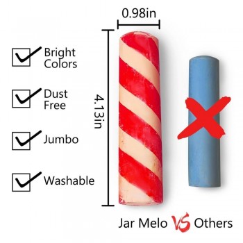 Tizas lavables (24 ud. + 2 soportes)