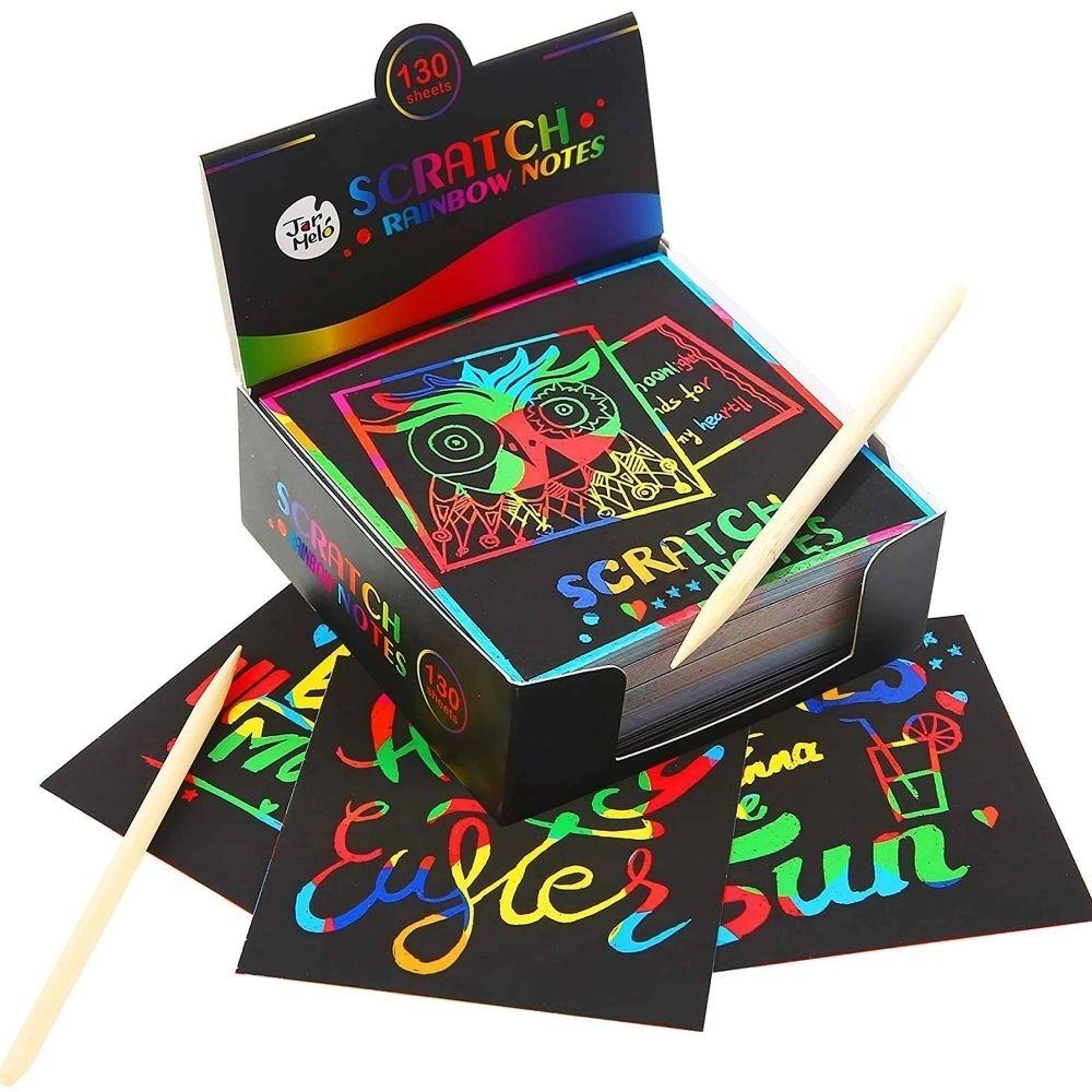 Set de Notas Scratch Art RAINBOW