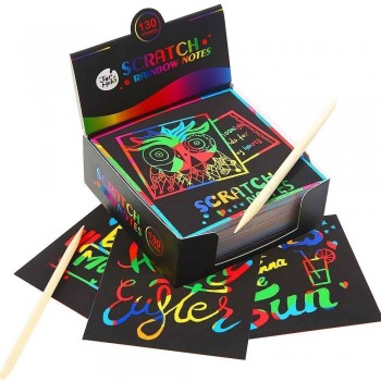 Set de Notas Scratch Art RAINBOW