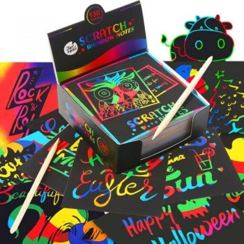 Set de Notas Scratch Art RAINBOW