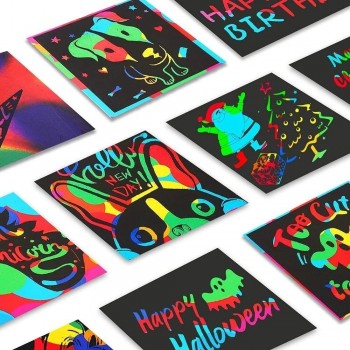 Set de Notas Scratch Art RAINBOW