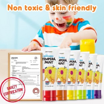 Bote pintura de dedos (6 ud.)