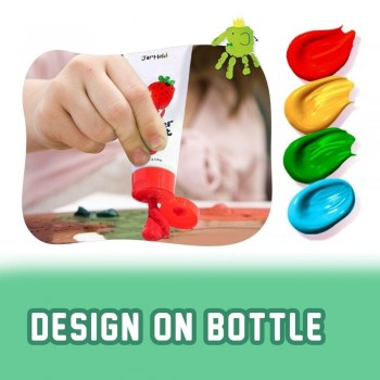 Bote pintura de dedos (6 ud.)